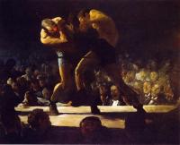 George Wesley Bellows - Club Night aka Stag Night at Sharkey's